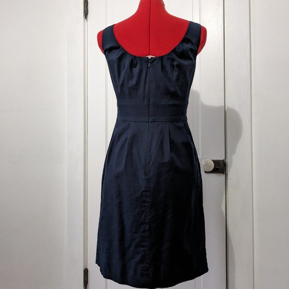 J. Crew Navy Suiting Dress Size 2 - Picture 5 of 6